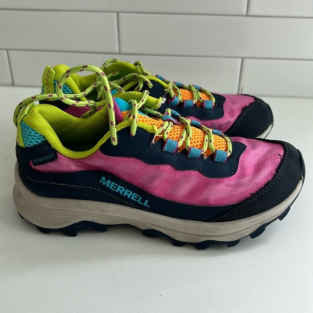 Merrell Big Kid's Moab Speed Low Waterproof Size 2.5